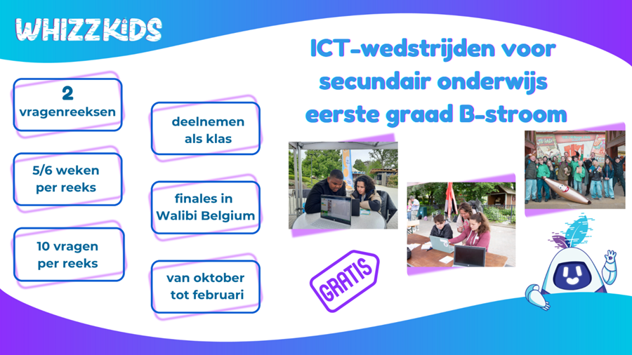 ICT-wedstrijden voor basis en secundair